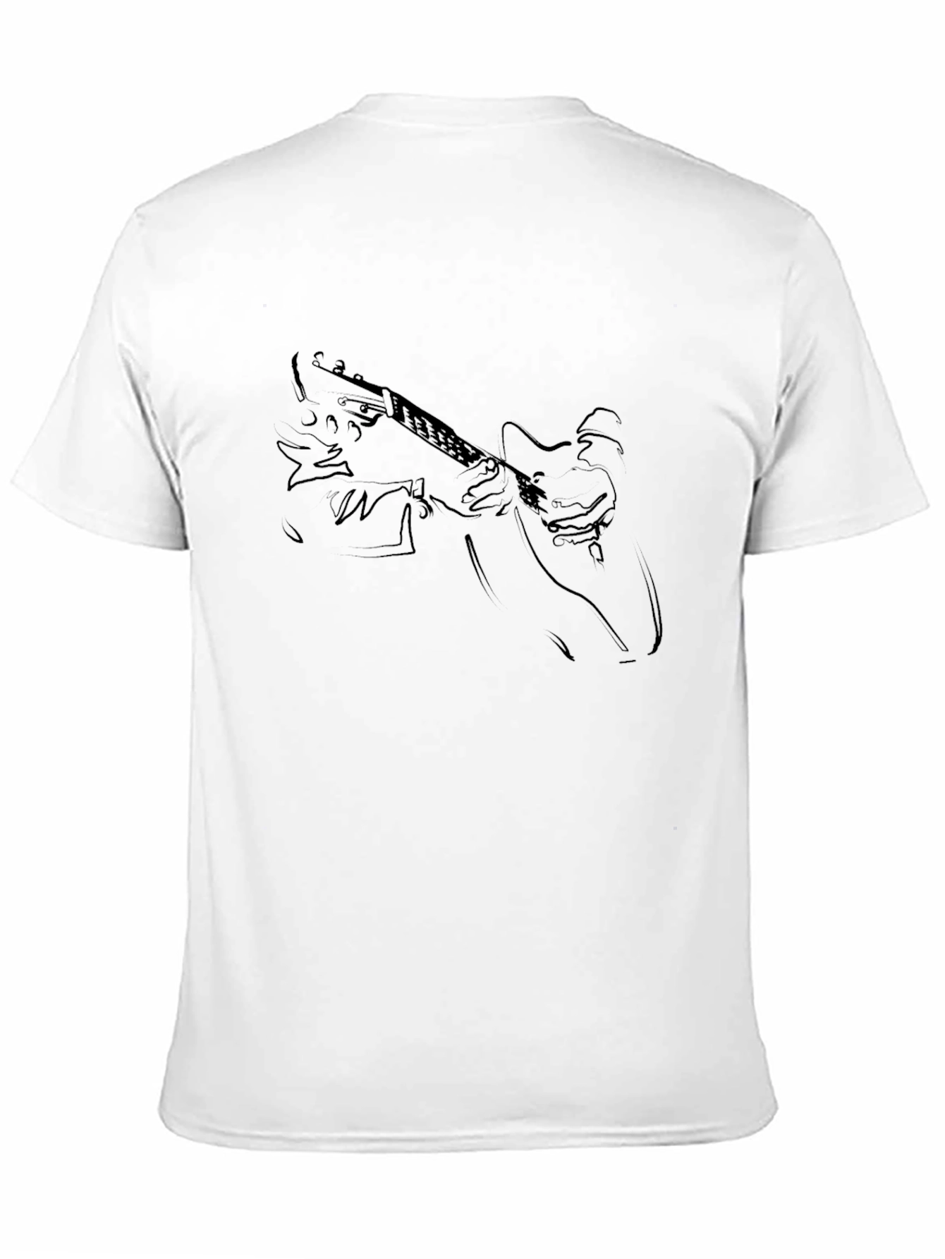 Guitar Player Black T-Shirt - Musician Graphic Tee