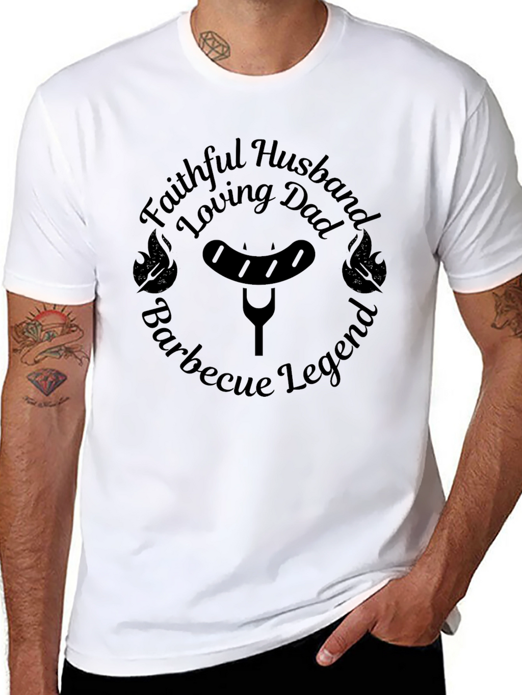 Faithful Husband Barbecue Legend Graphic Tee