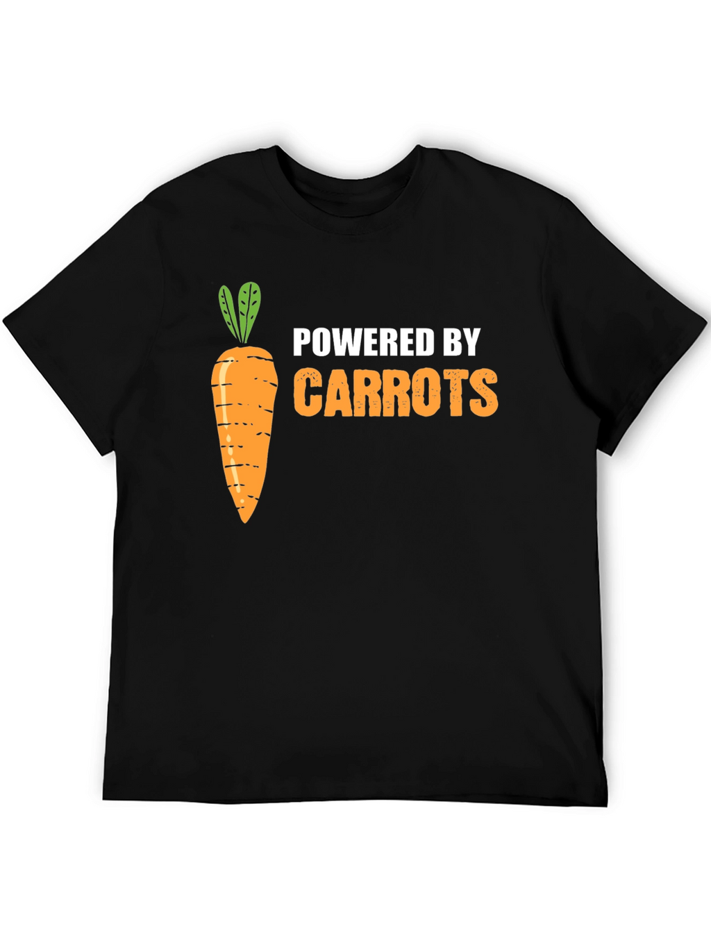 Powered By Carrots Graphic T-Shirt