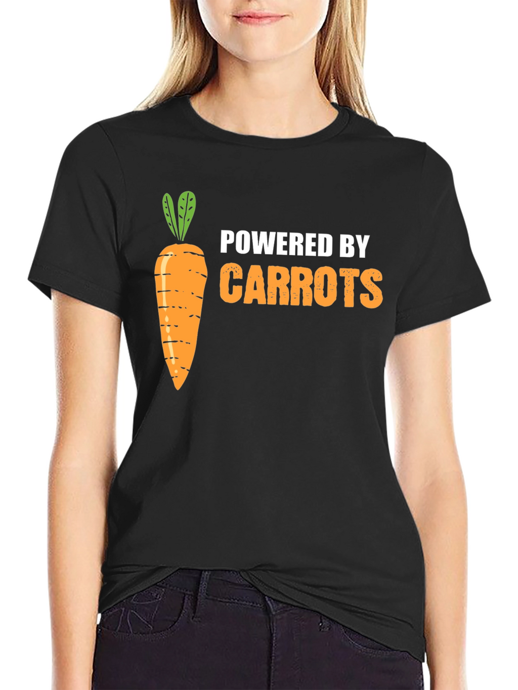 Powered By Carrots Graphic T-Shirt