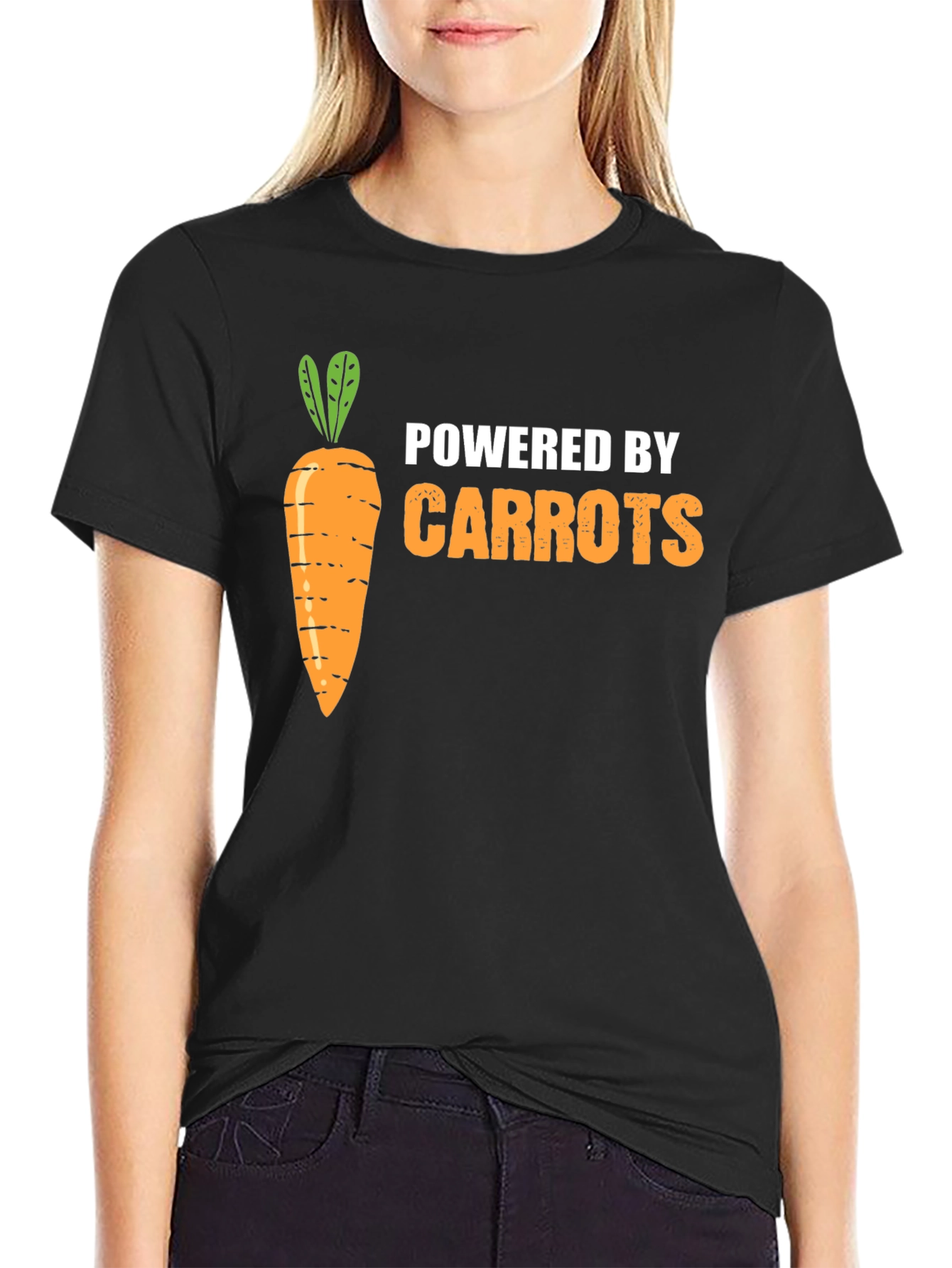 Powered By Carrots Graphic T-Shirt