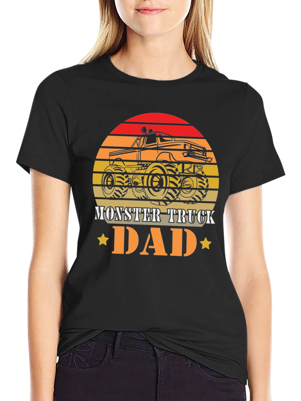 Monster Truck Dad Graphic T-Shirt - Fathers Day
