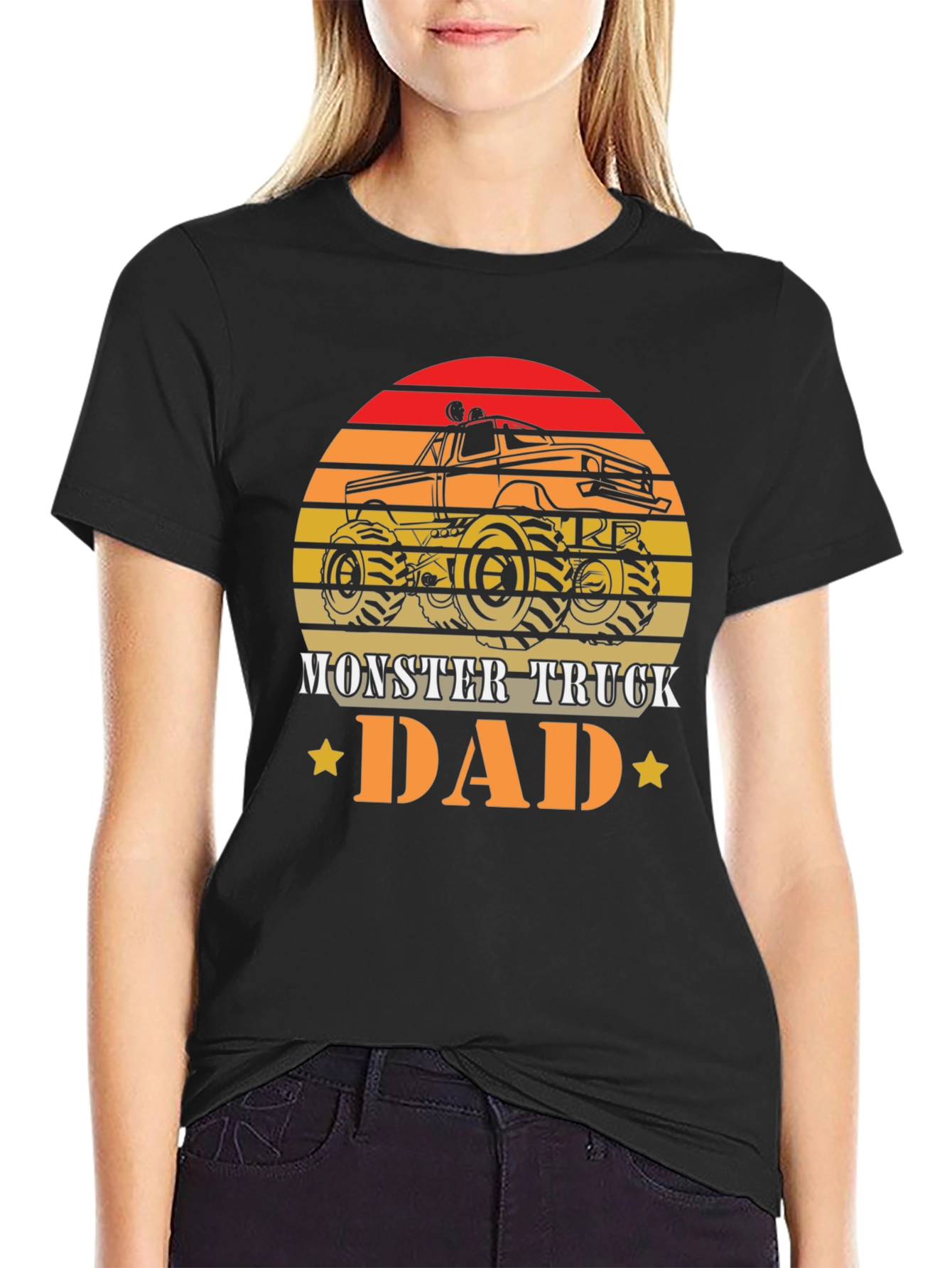 Monster Truck Dad Graphic T-Shirt - Fathers Day