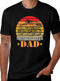 Monster Truck Dad Graphic T-Shirt - Fathers Day
