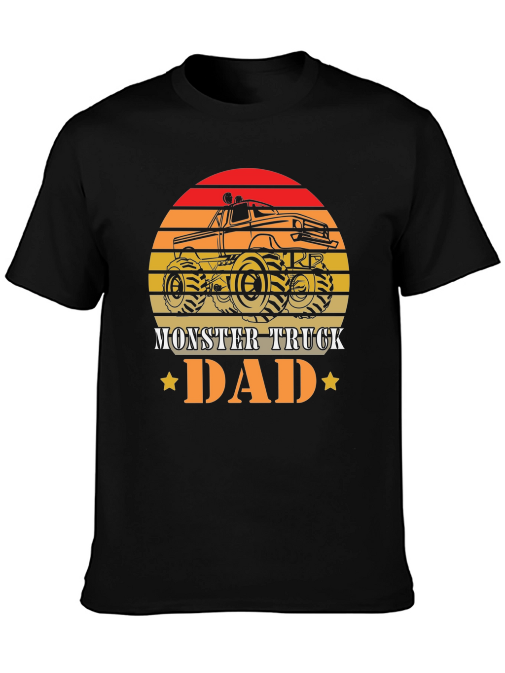 Monster Truck Dad Graphic T-Shirt - Fathers Day