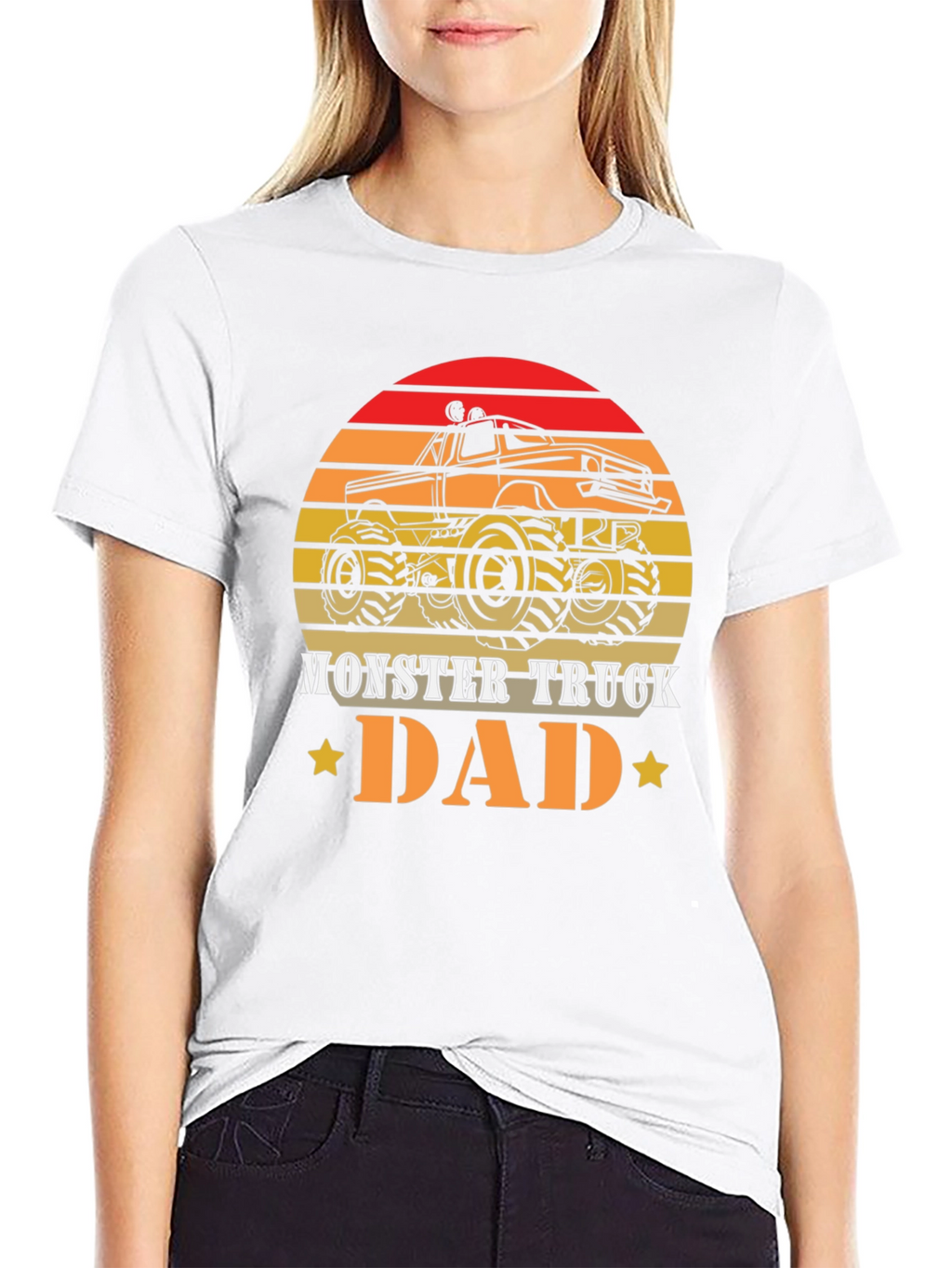 Monster Truck Dad Graphic T-Shirt - Fathers Day