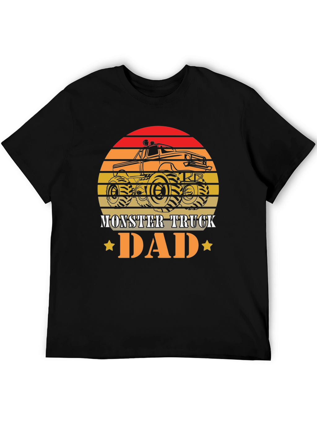 Monster Truck Dad Graphic T-Shirt - Fathers Day