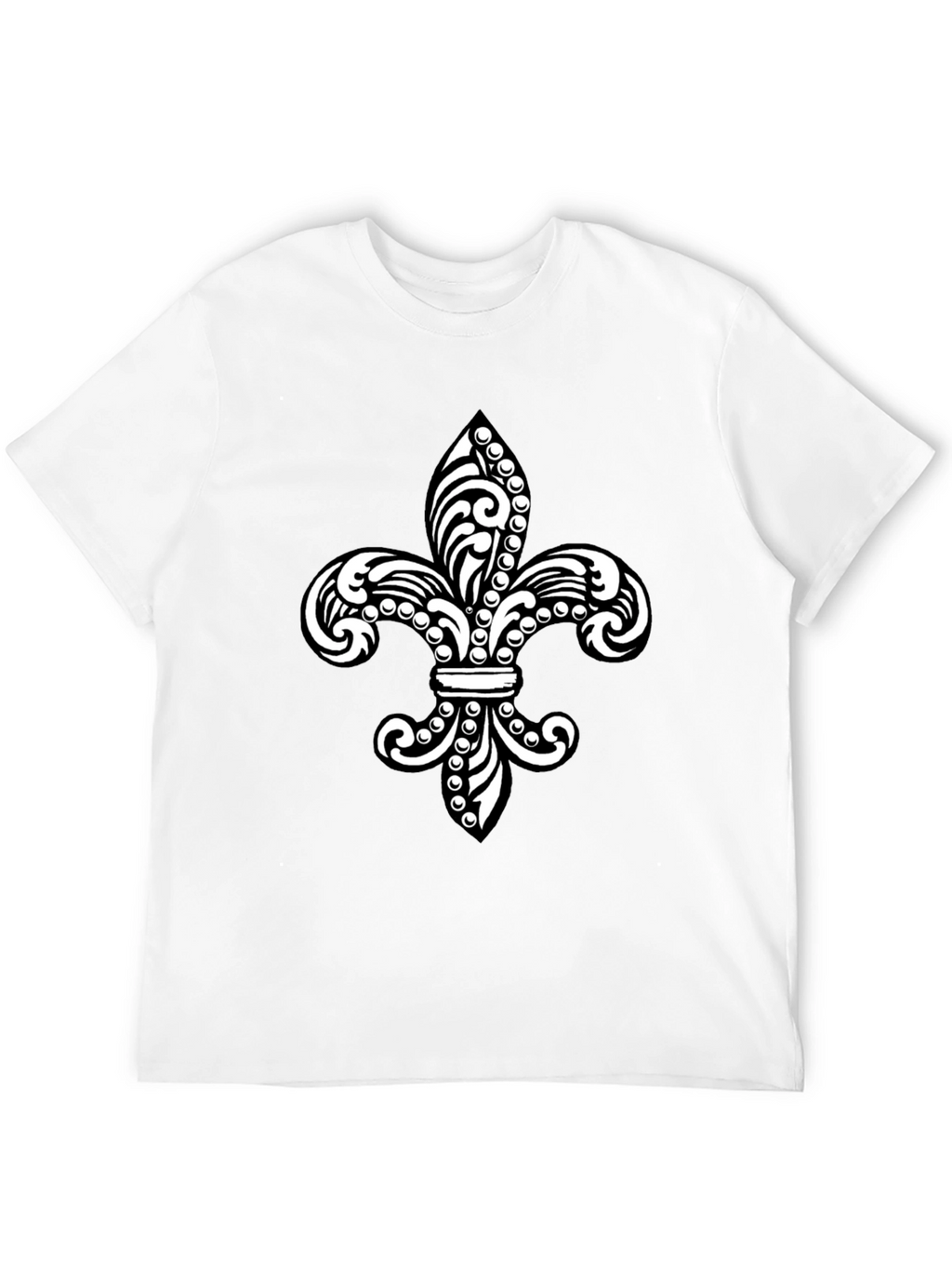 Fleur-de-lis Graphic Black T-Shirt