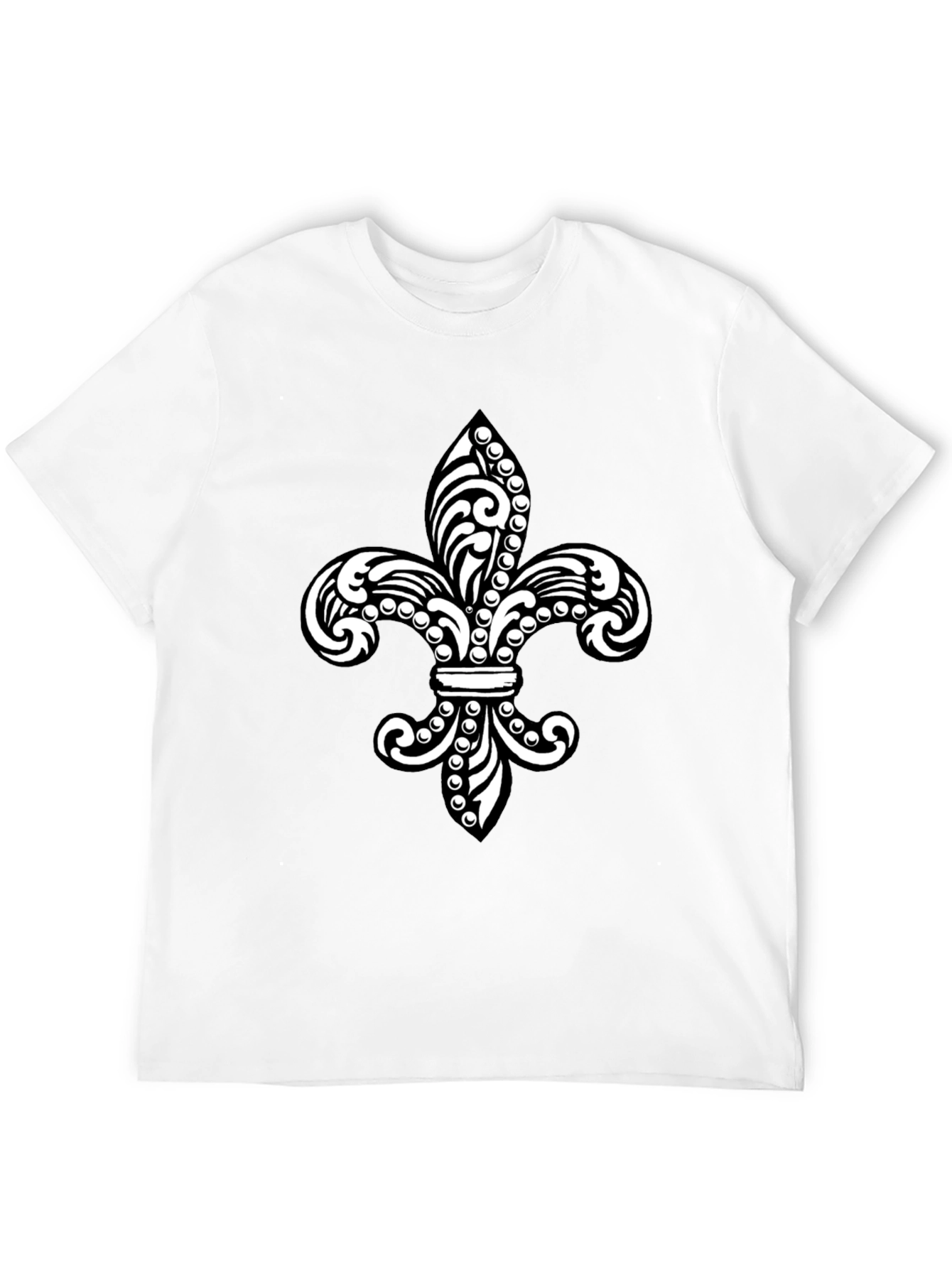 Fleur-de-lis Graphic Black T-Shirt