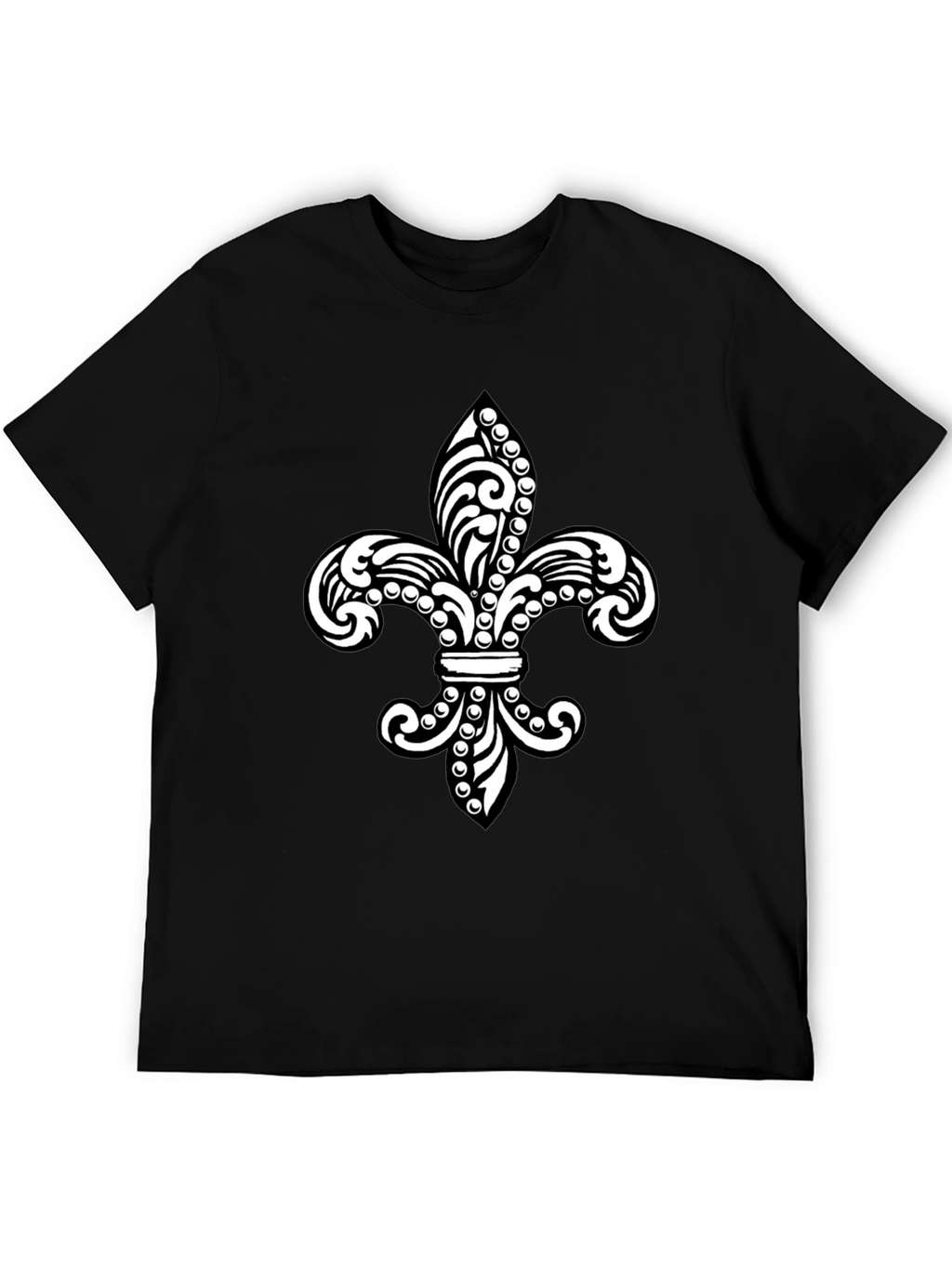 Fleur-de-lis Graphic Black T-Shirt