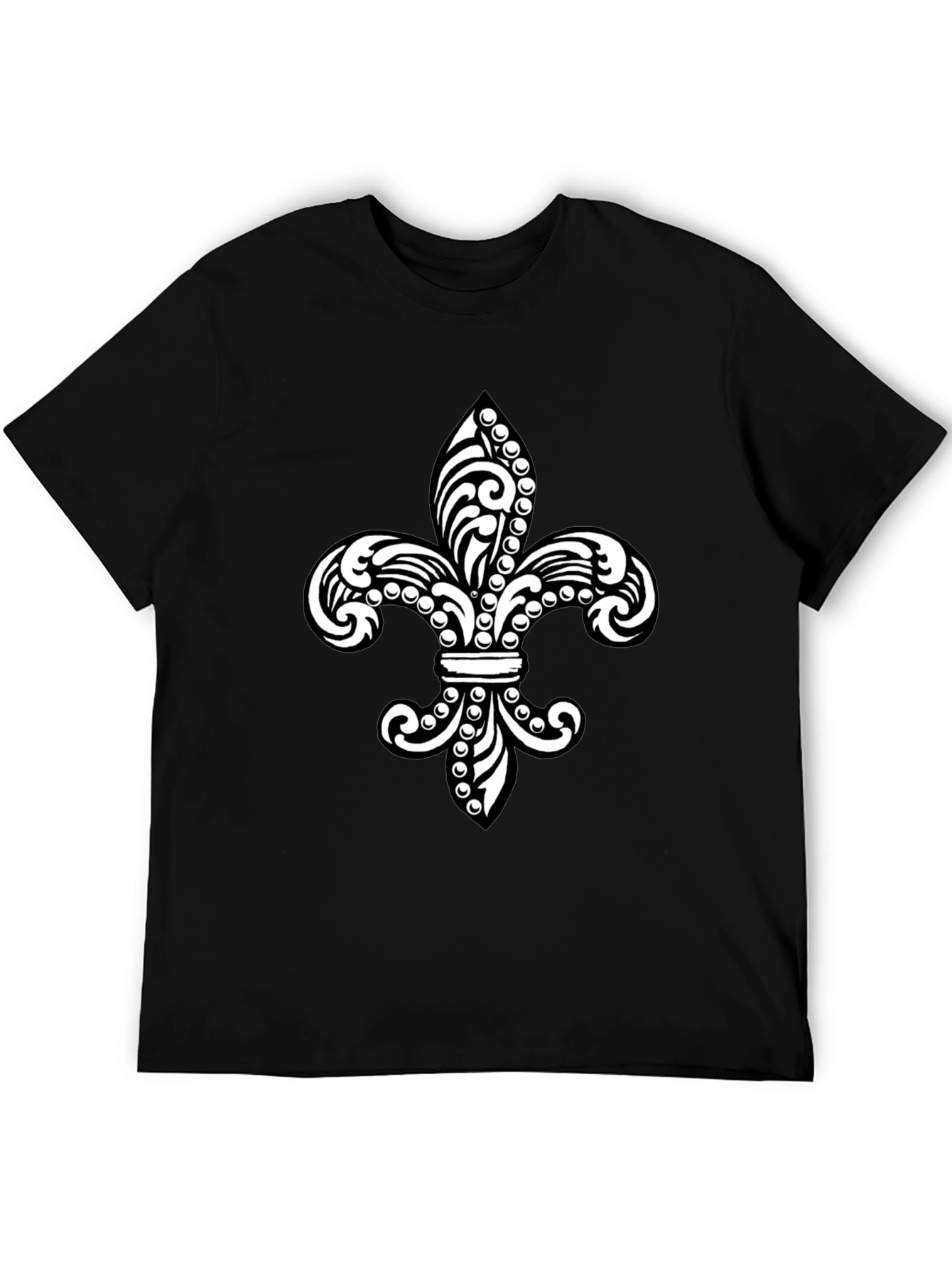 Fleur-de-lis Graphic Black T-Shirt