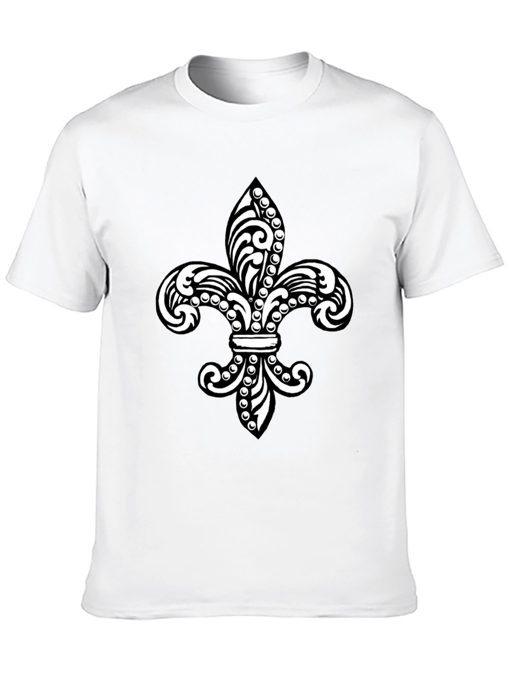 Fleur-de-lis Graphic Black T-Shirt