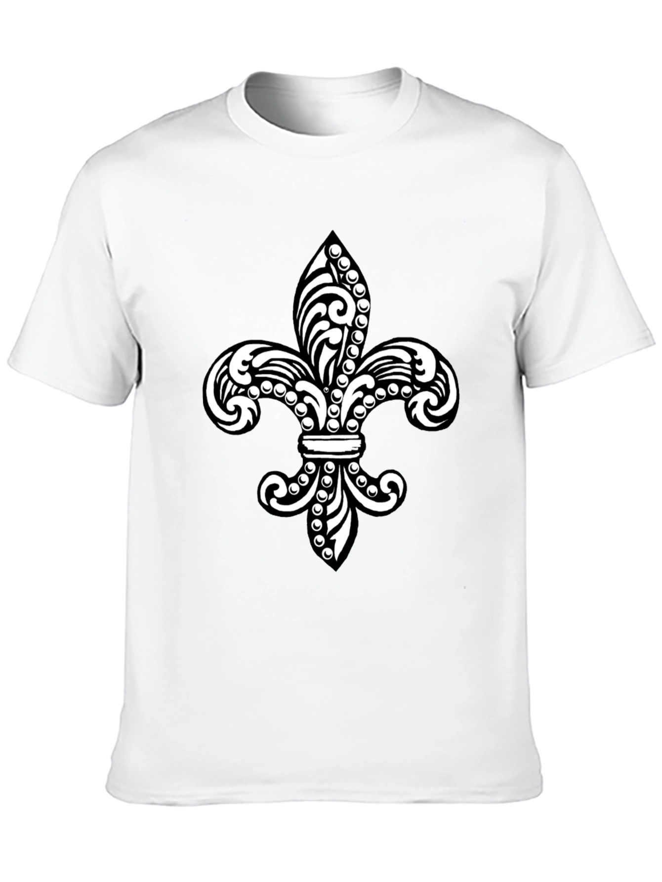 Fleur-de-lis Graphic Black T-Shirt