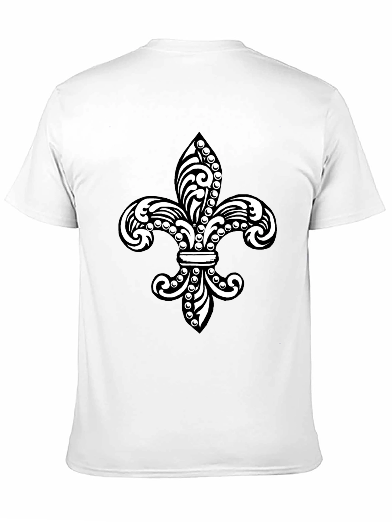 Fleur-de-lis Graphic Black T-Shirt