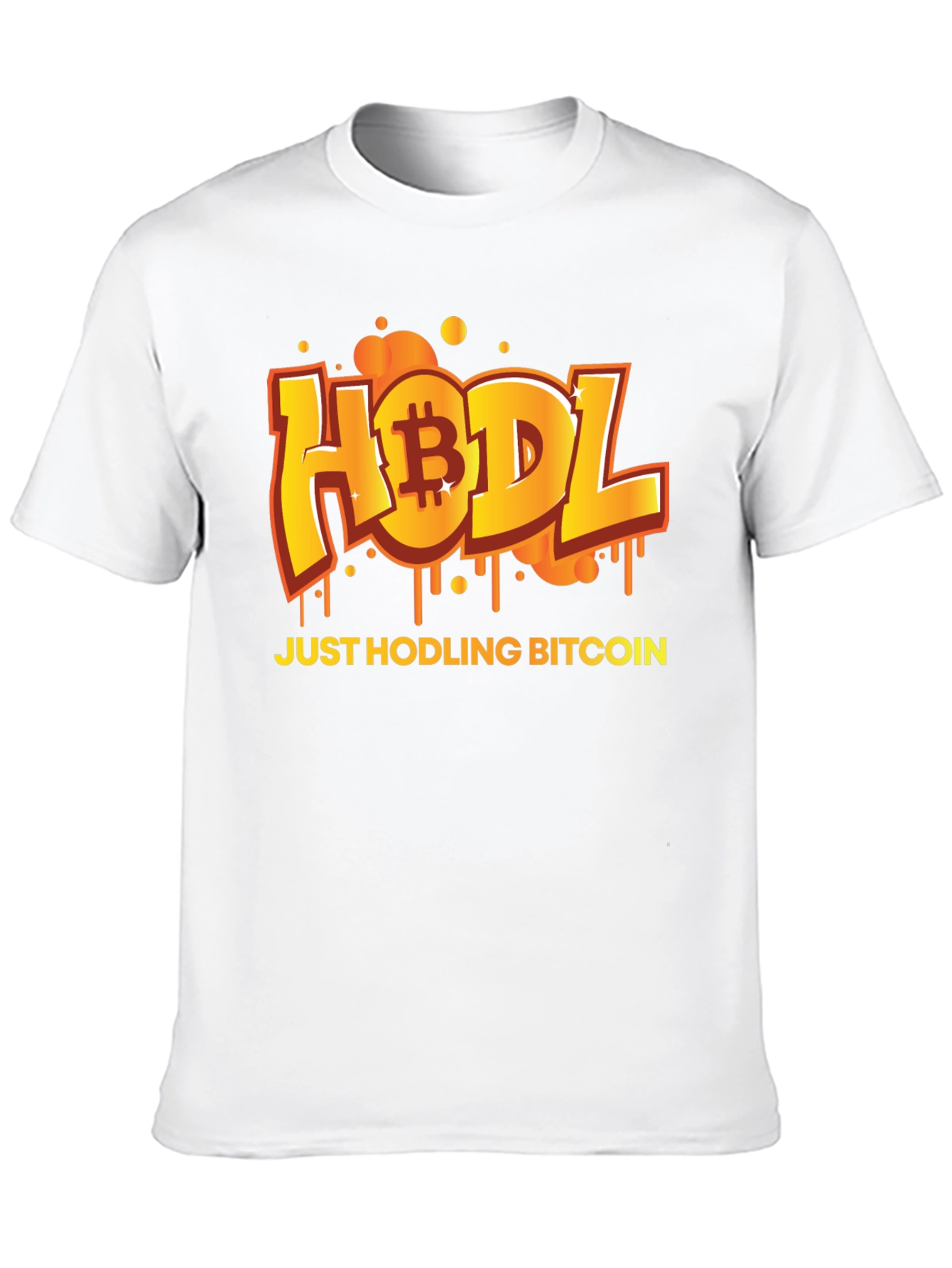 HODL Bitcoin Black T-Shirt - Crypto Currency Tee