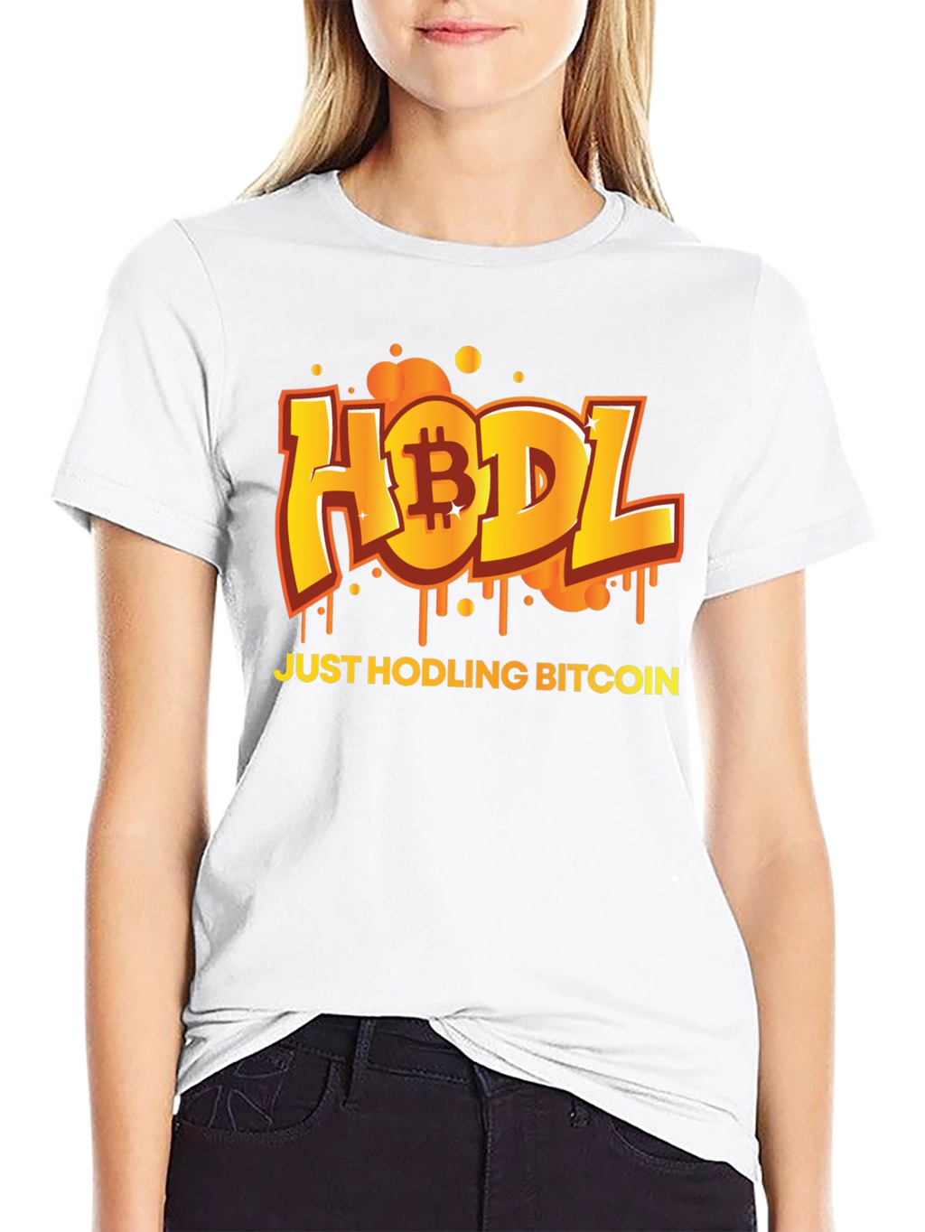 HODL Bitcoin Black T-Shirt - Crypto Currency Tee