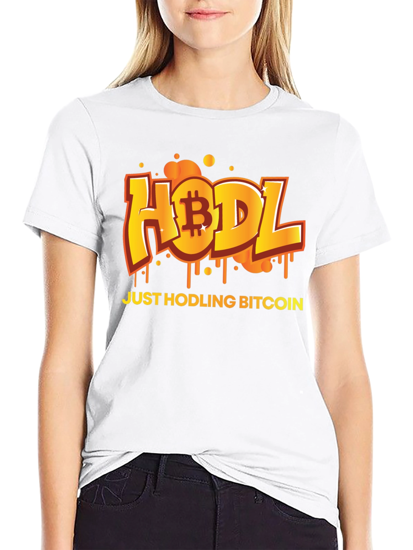 HODL Bitcoin Black T-Shirt - Crypto Currency Tee
