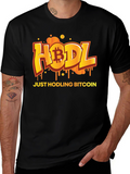 HODL Bitcoin Black T-Shirt - Crypto Currency Tee