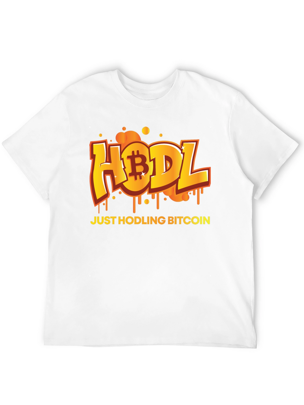 HODL Bitcoin Black T-Shirt - Crypto Currency Tee