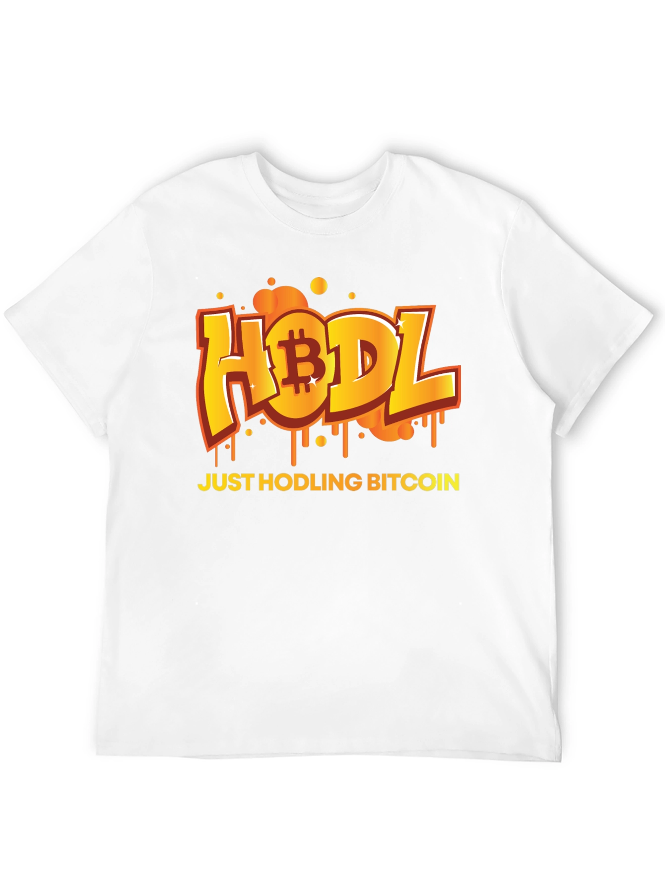 HODL Bitcoin Black T-Shirt - Crypto Currency Tee