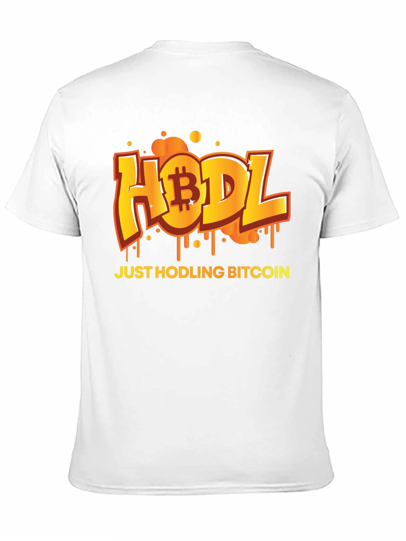 HODL Bitcoin Black T-Shirt - Crypto Currency Tee