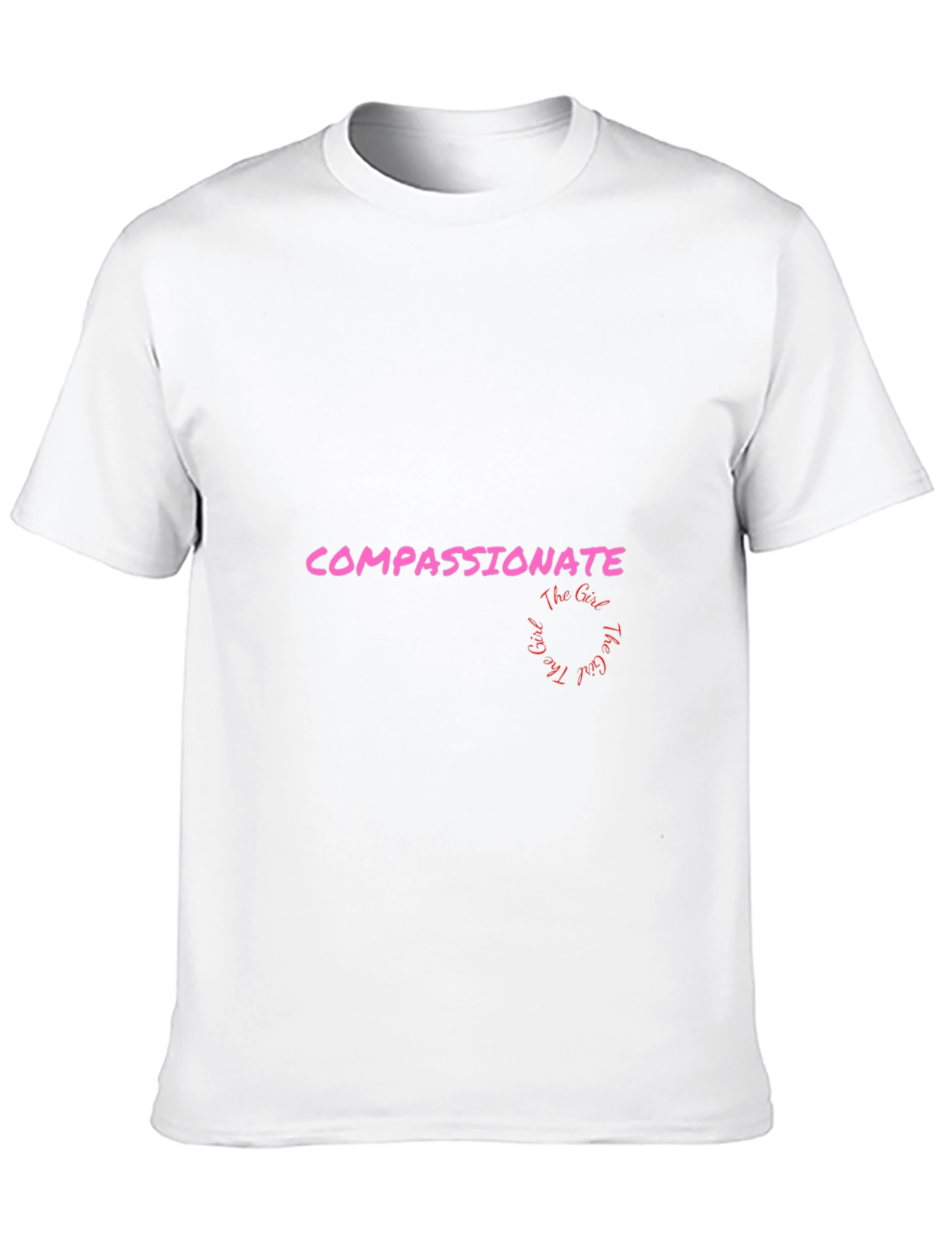 Compassionate Girl Graphic Tee - Black
