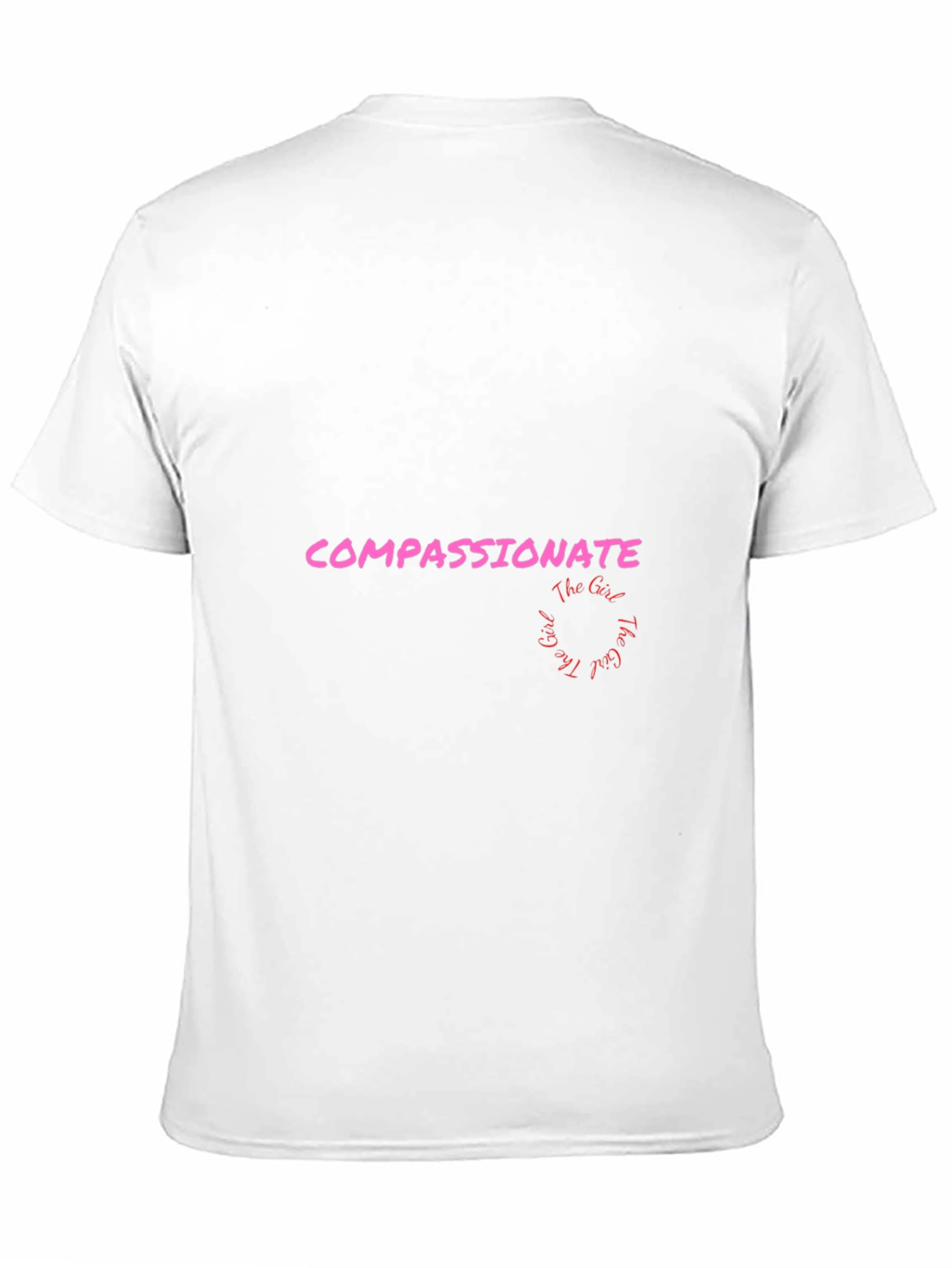 Compassionate Girl Graphic Tee - Black