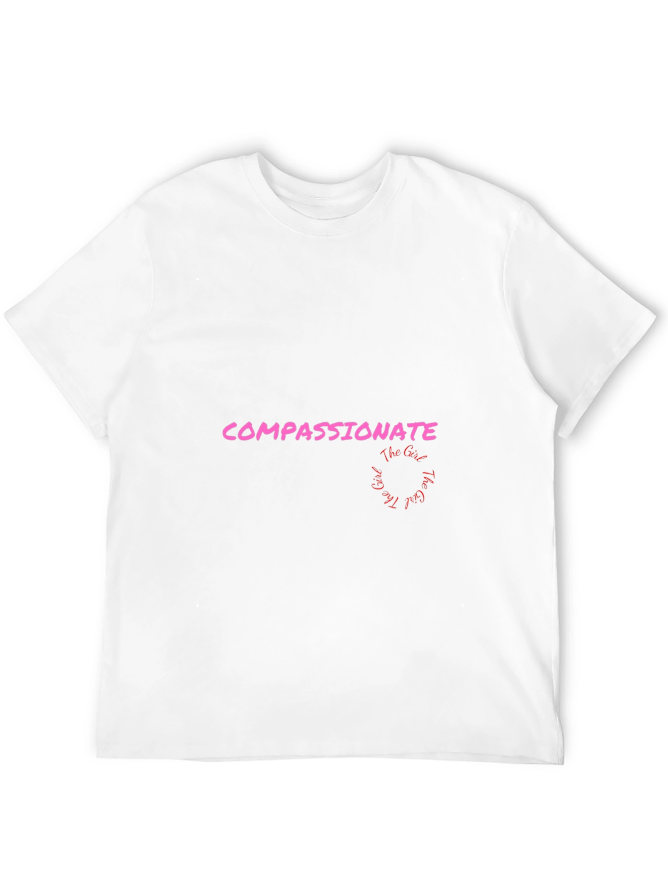 Compassionate Girl Graphic Tee - Black