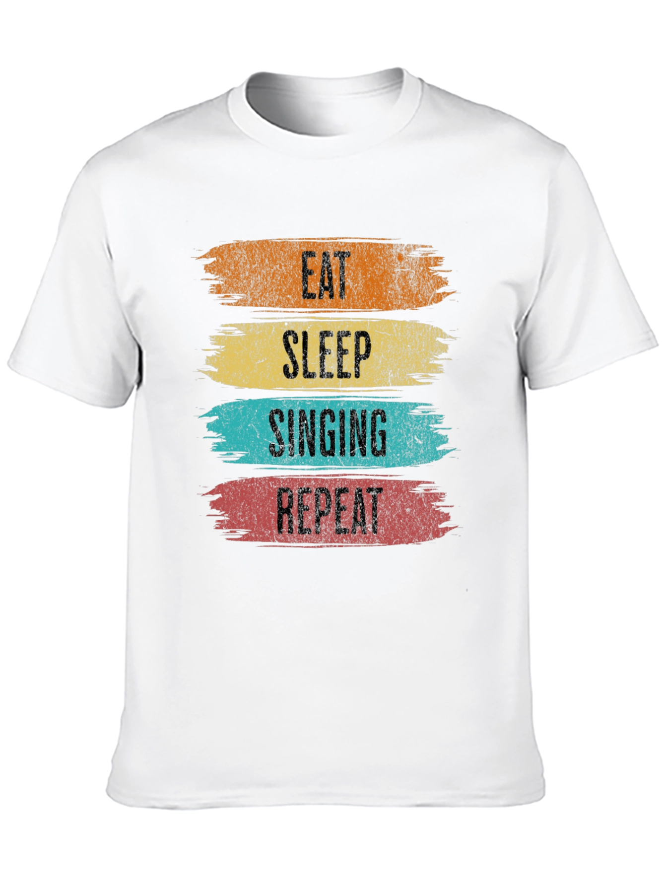 Eat Sleep Singing Repeat T-Shirt - Music Lover Tee