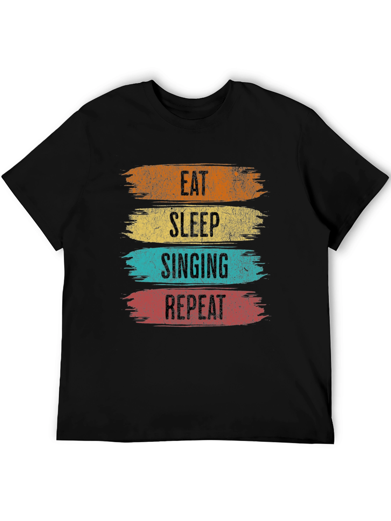 Eat Sleep Singing Repeat T-Shirt - Music Lover Tee