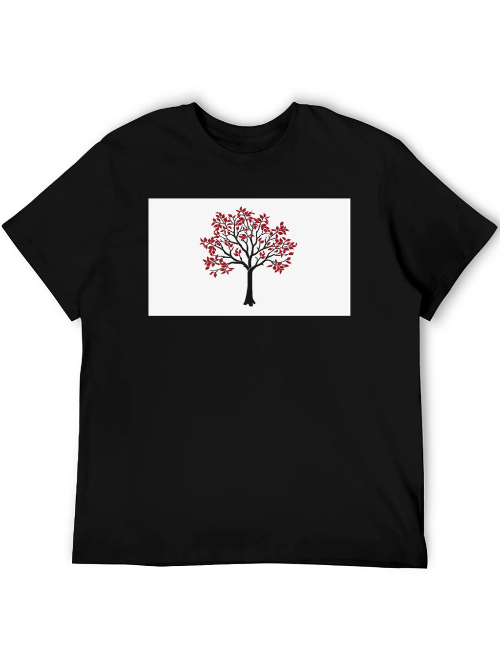 Tree Graphic T-Shirt - Nature Inspired Black Tee