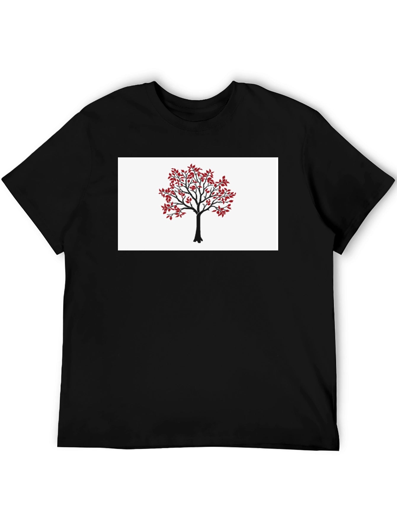 Tree Graphic T-Shirt - Nature Inspired Black Tee