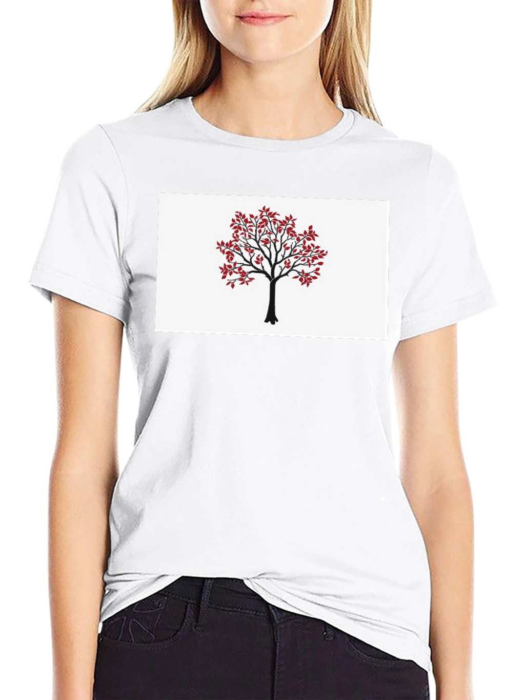 Tree Graphic T-Shirt - Nature Inspired Black Tee