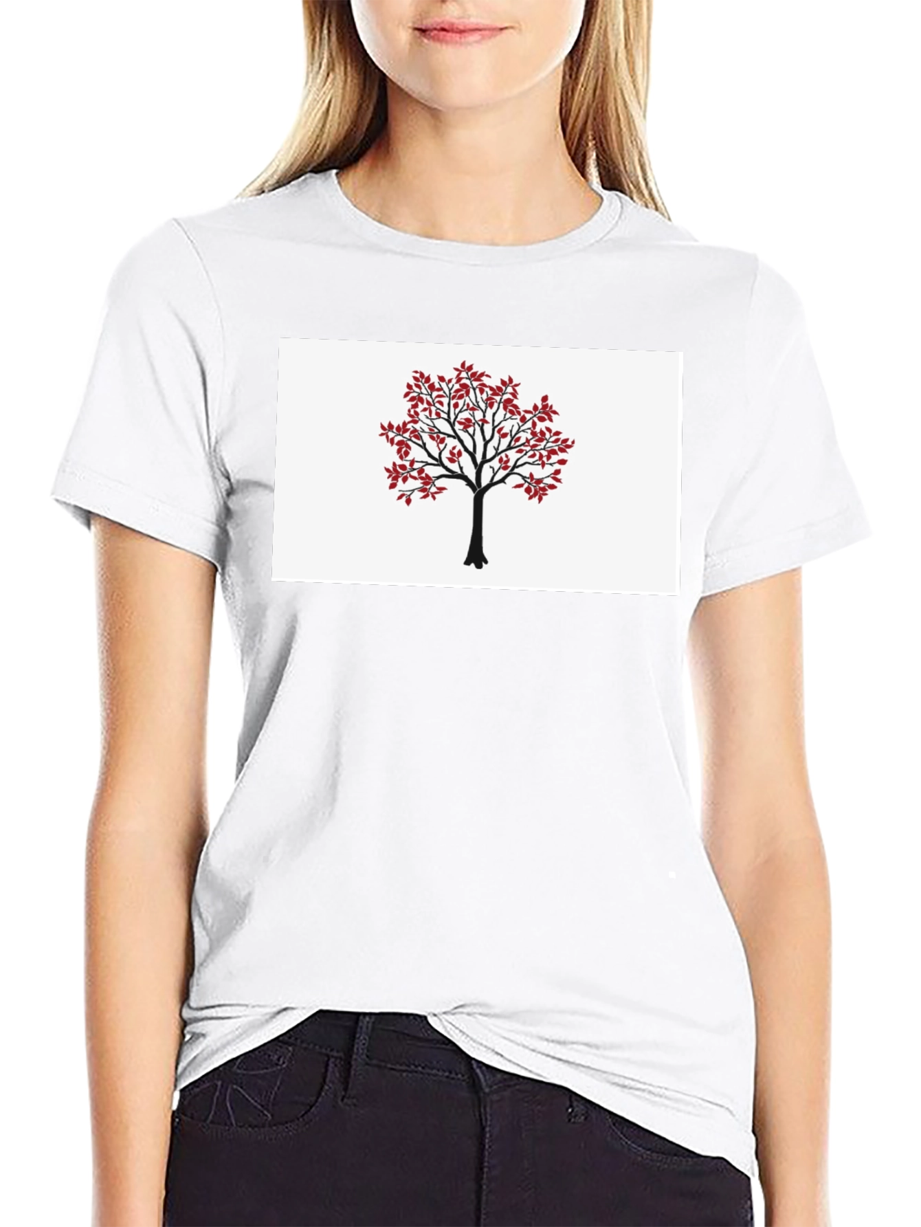 Tree Graphic T-Shirt - Nature Inspired Black Tee