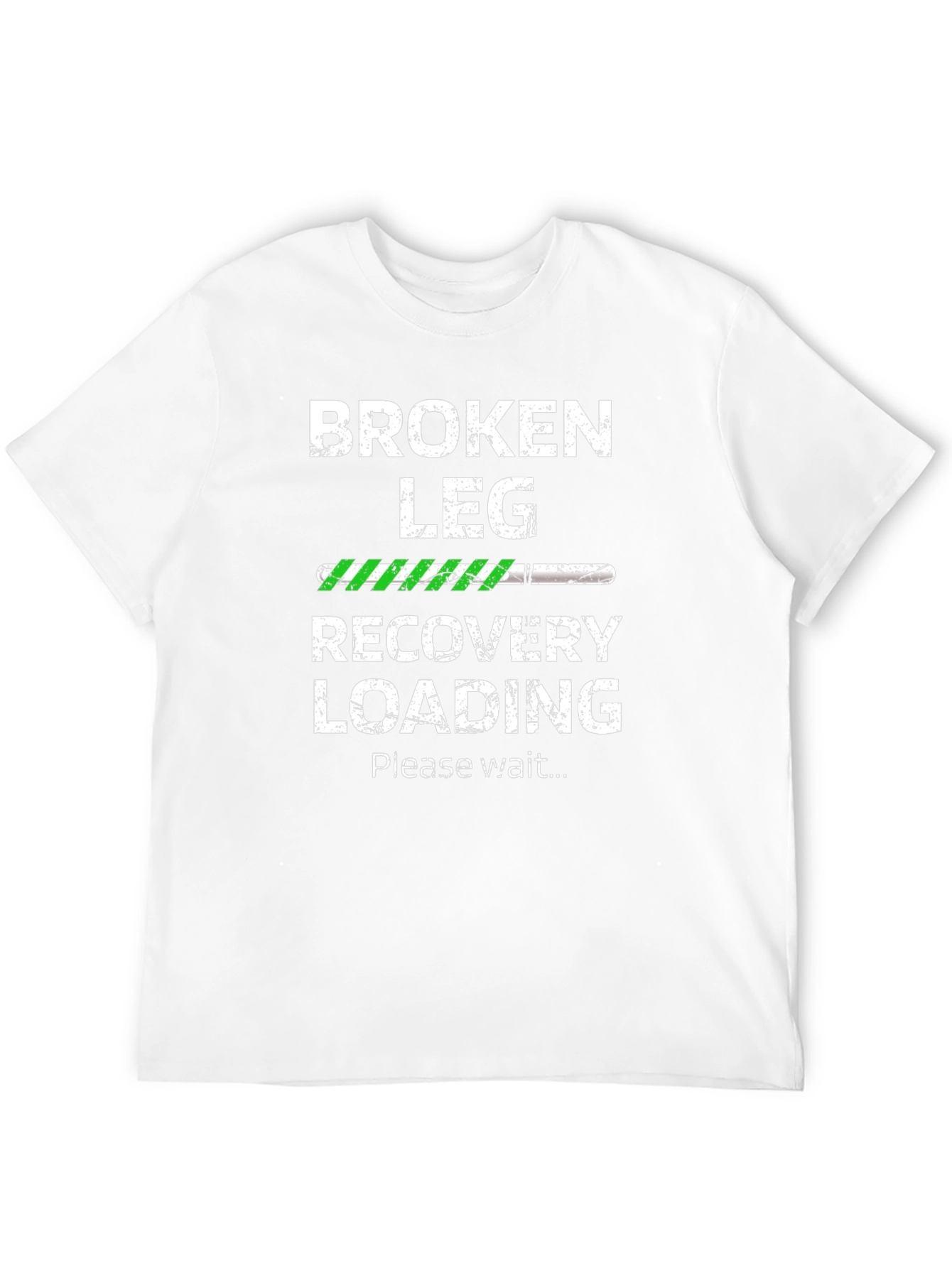 Broken Leg Recovery Loading T-Shirt