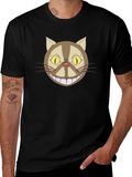 Cheshire Cat Graphic Tee - Classic Cartoon Style