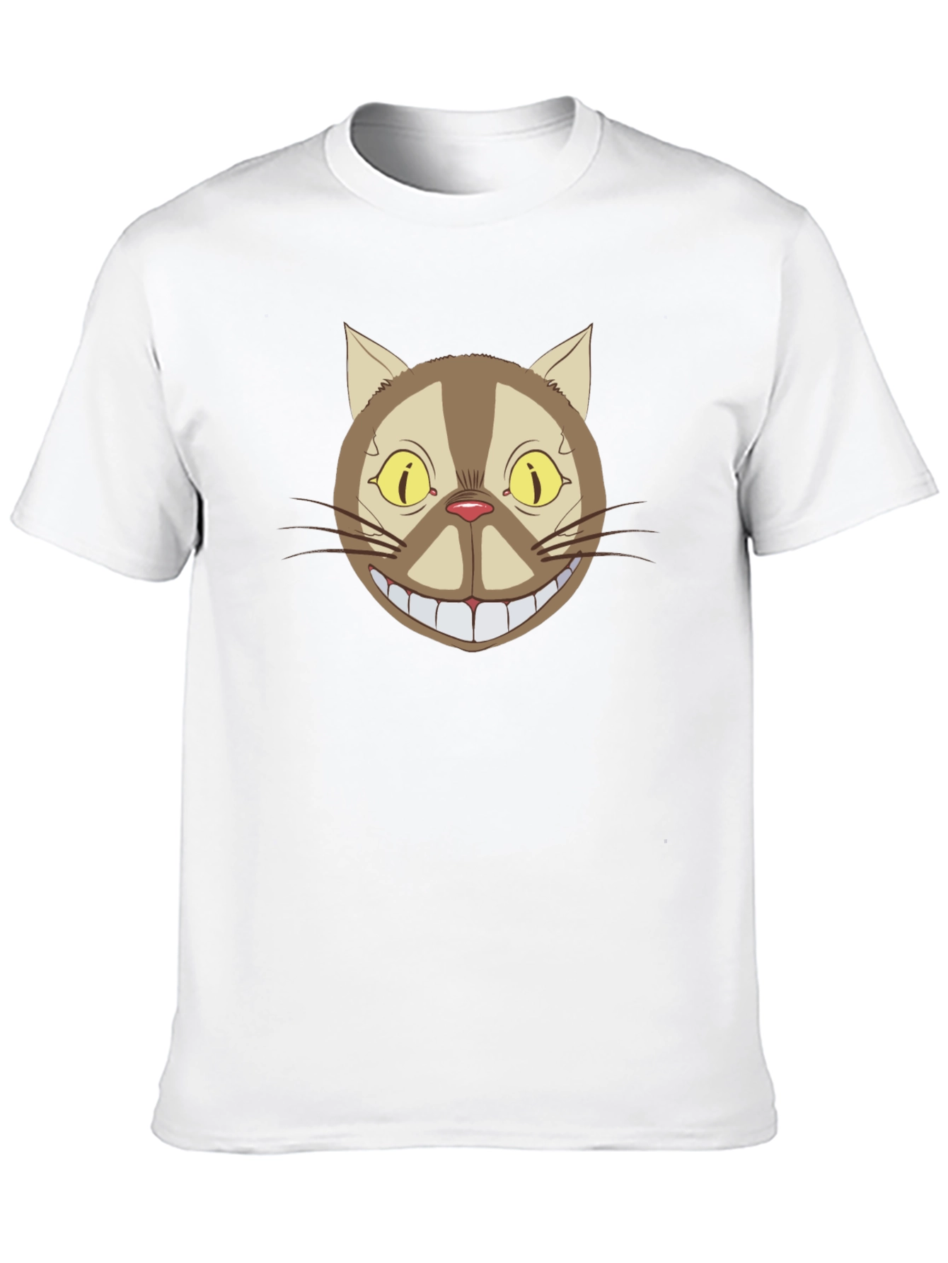Cheshire Cat Graphic Tee - Classic Cartoon Style