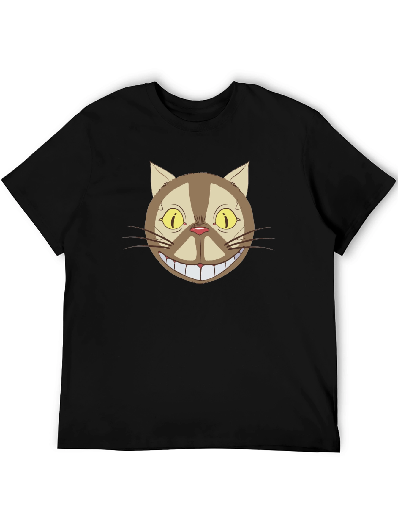 Cheshire Cat Graphic Tee - Classic Cartoon Style