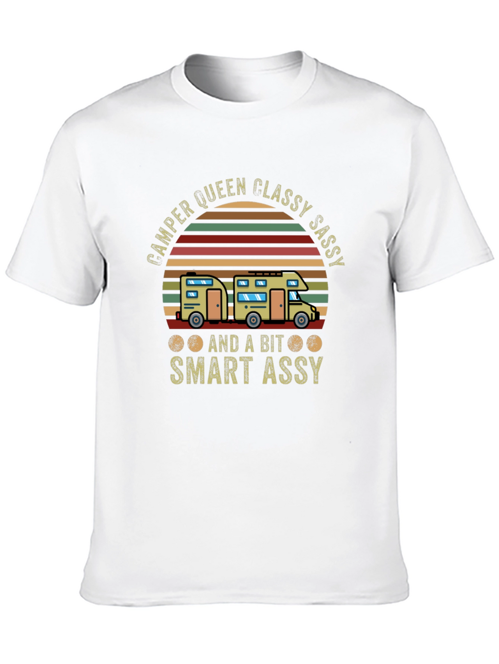 Camper Queen Graphic Tee - Classy Sassy Smart