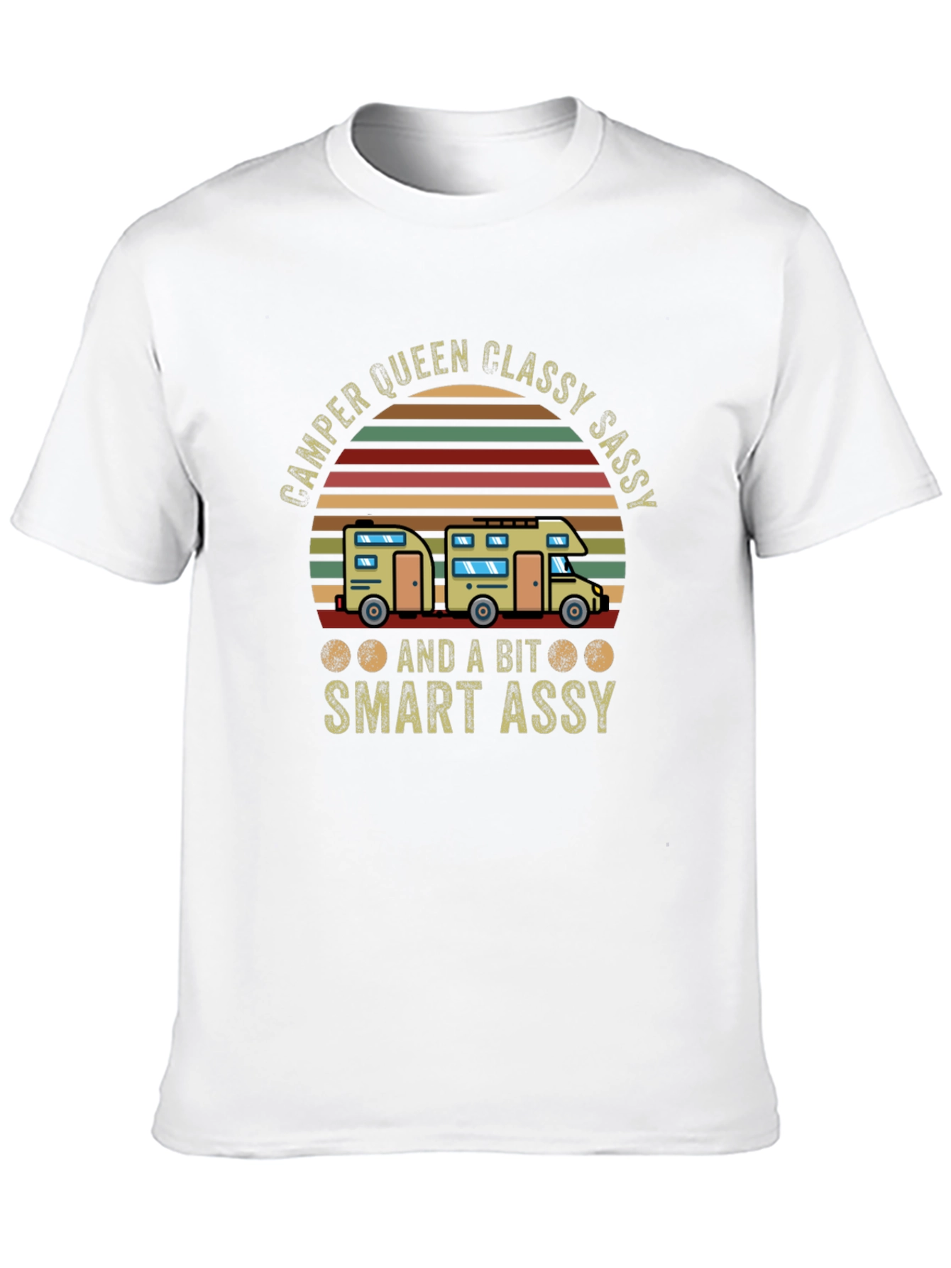 Camper Queen Graphic Tee - Classy Sassy Smart