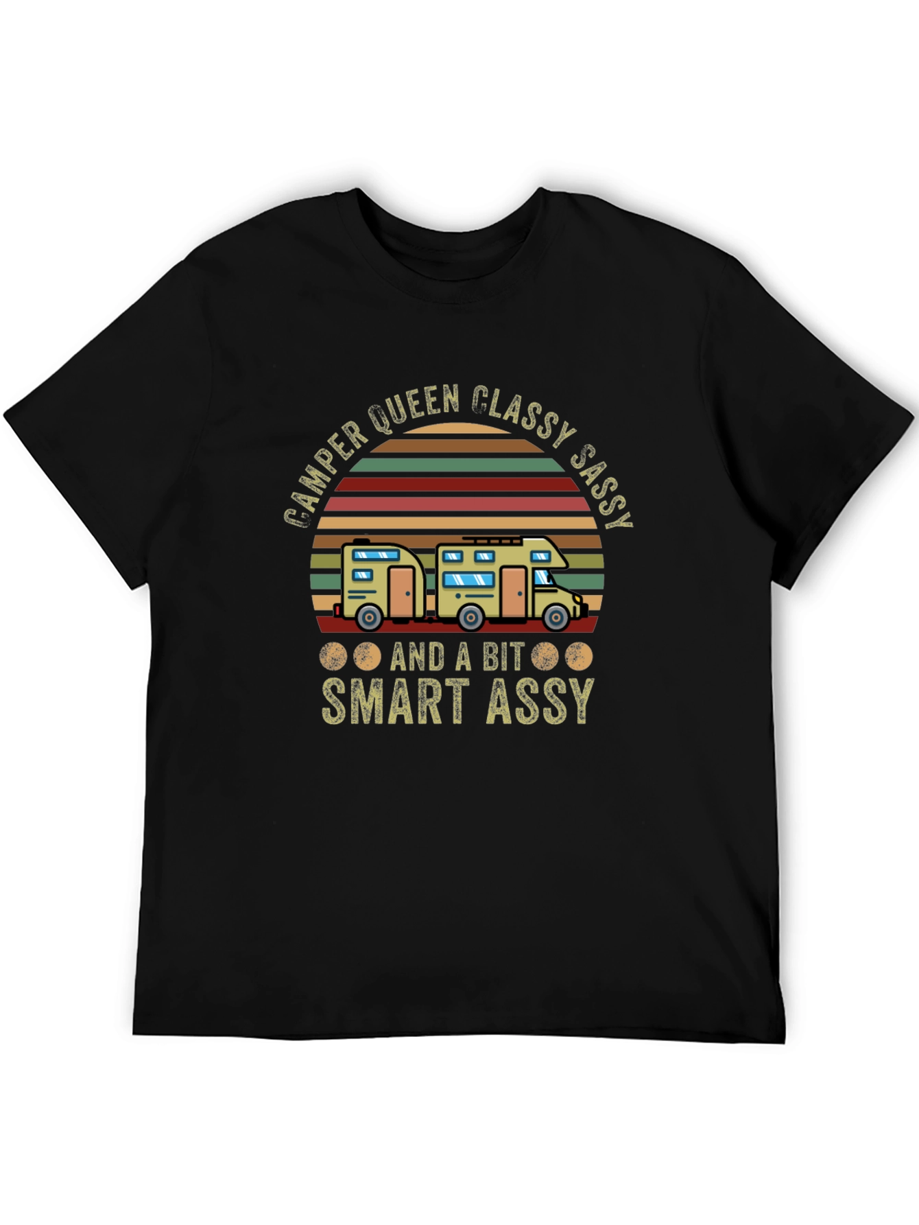 Camper Queen Graphic Tee - Classy Sassy Smart