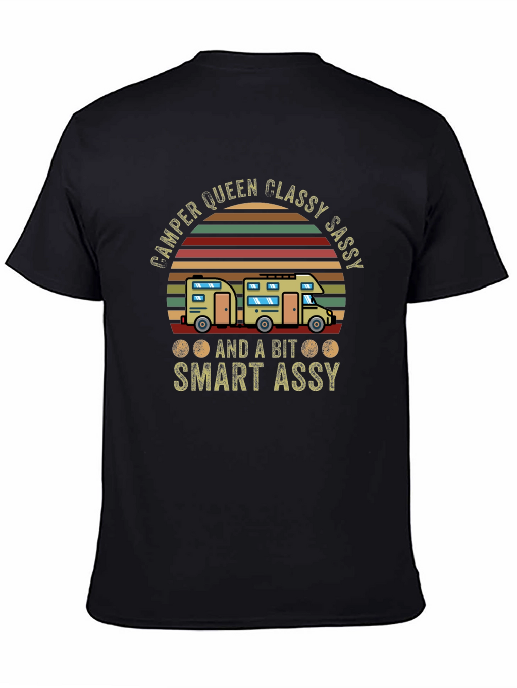 Camper Queen Graphic Tee - Classy Sassy Smart