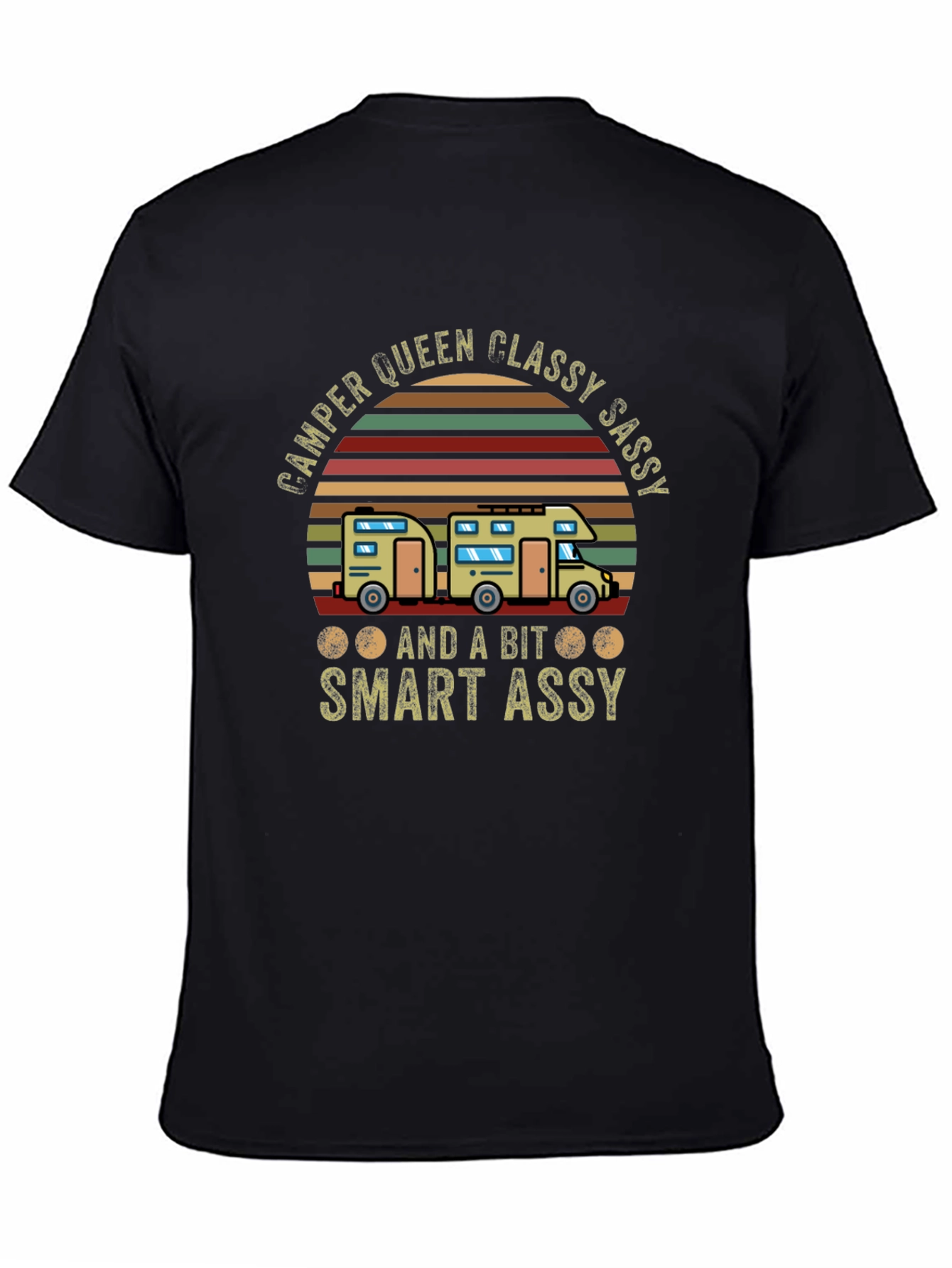 Camper Queen Graphic Tee - Classy Sassy Smart