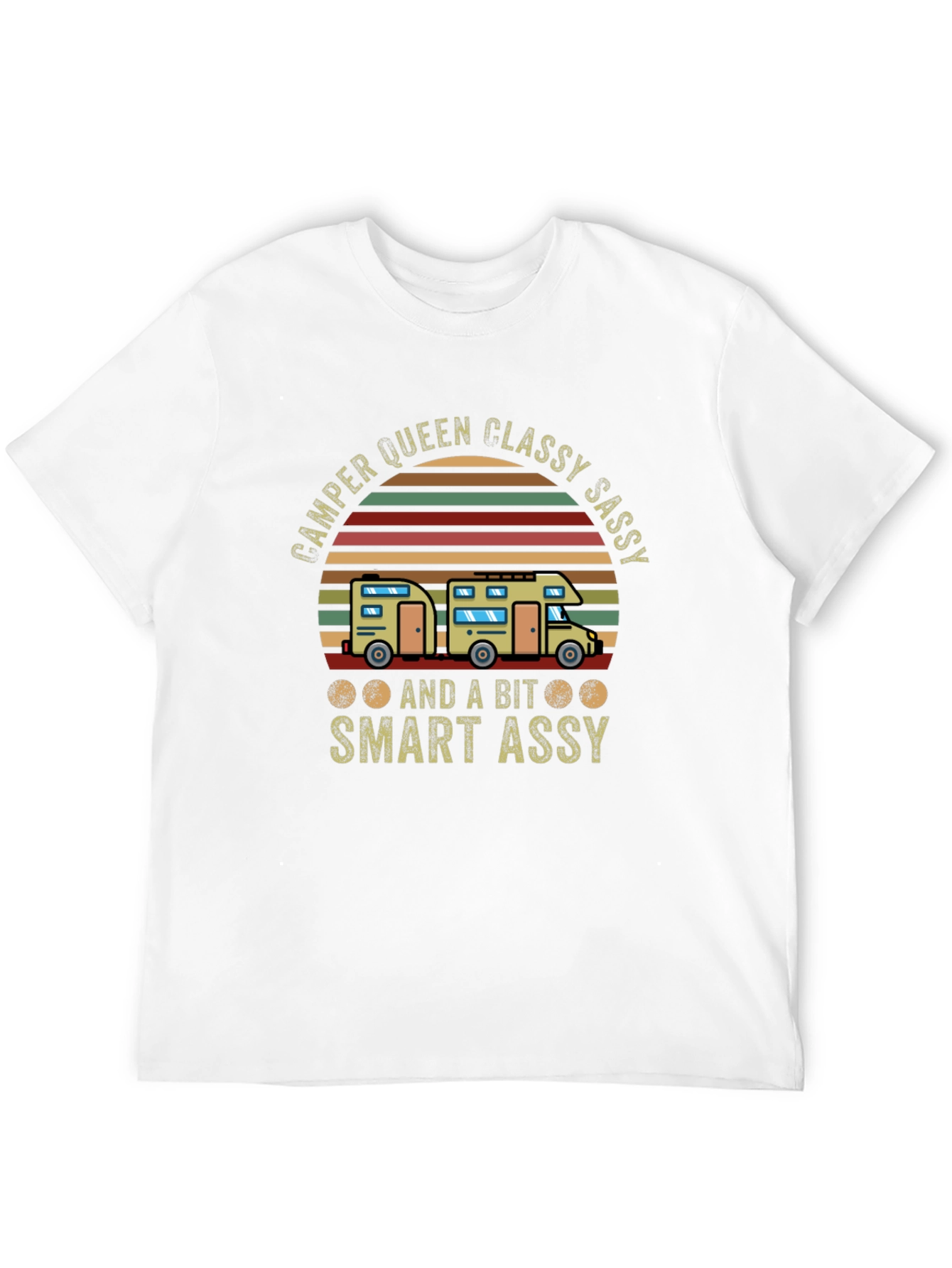 Camper Queen Graphic Tee - Classy Sassy Smart