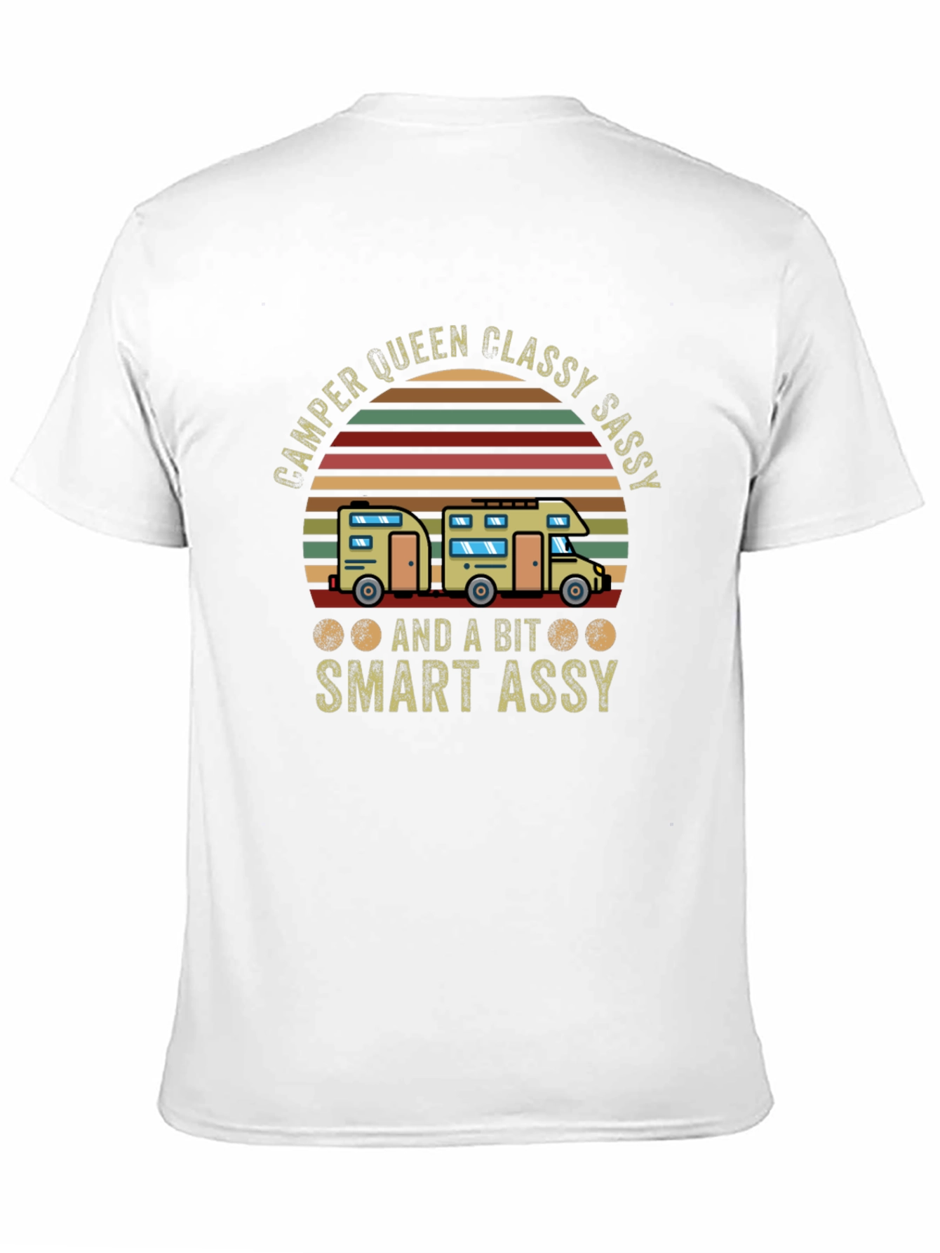 Camper Queen Graphic Tee - Classy Sassy Smart