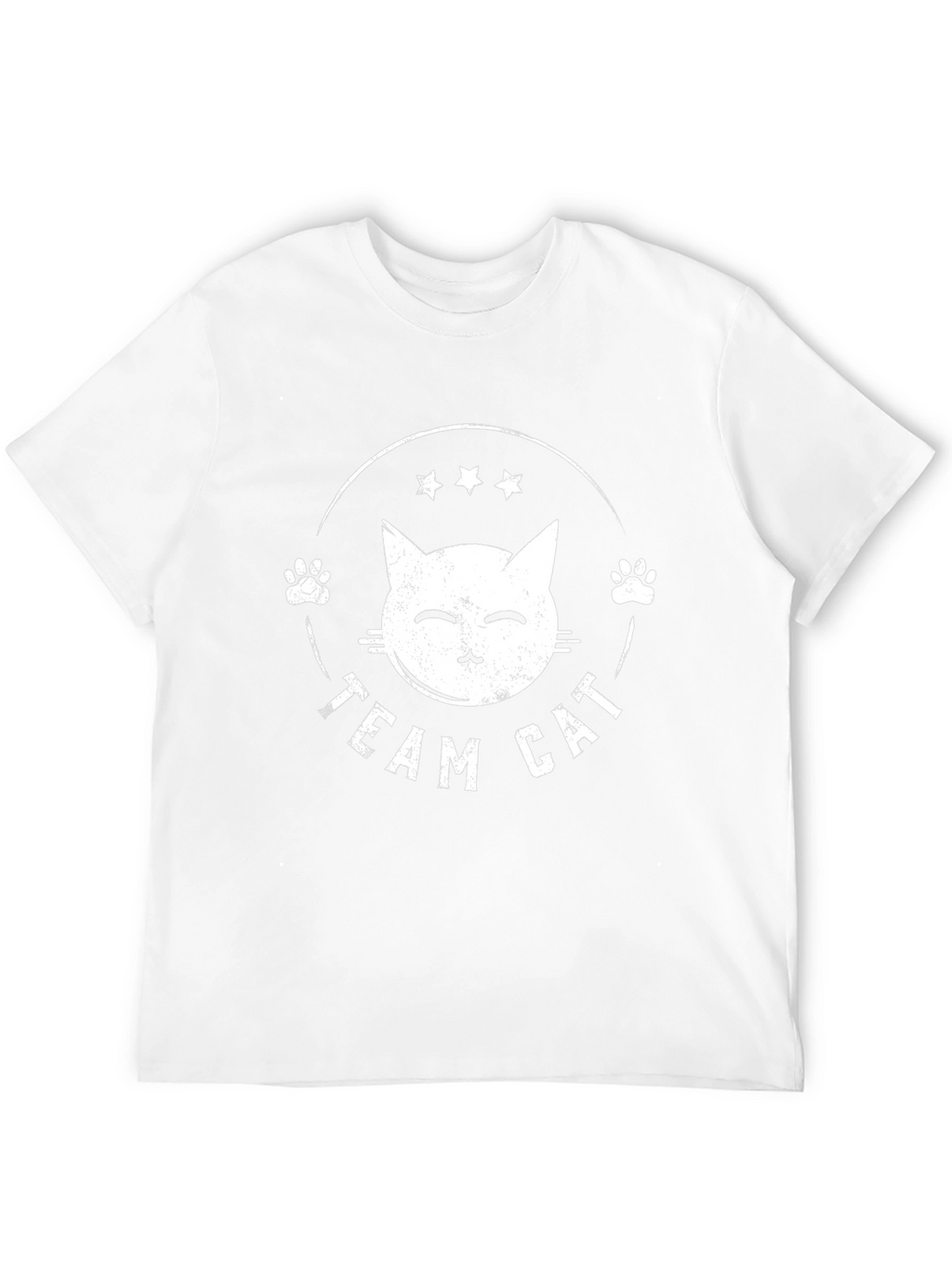 Team Cat Black T-Shirt - Cute Cat Graphic Tee
