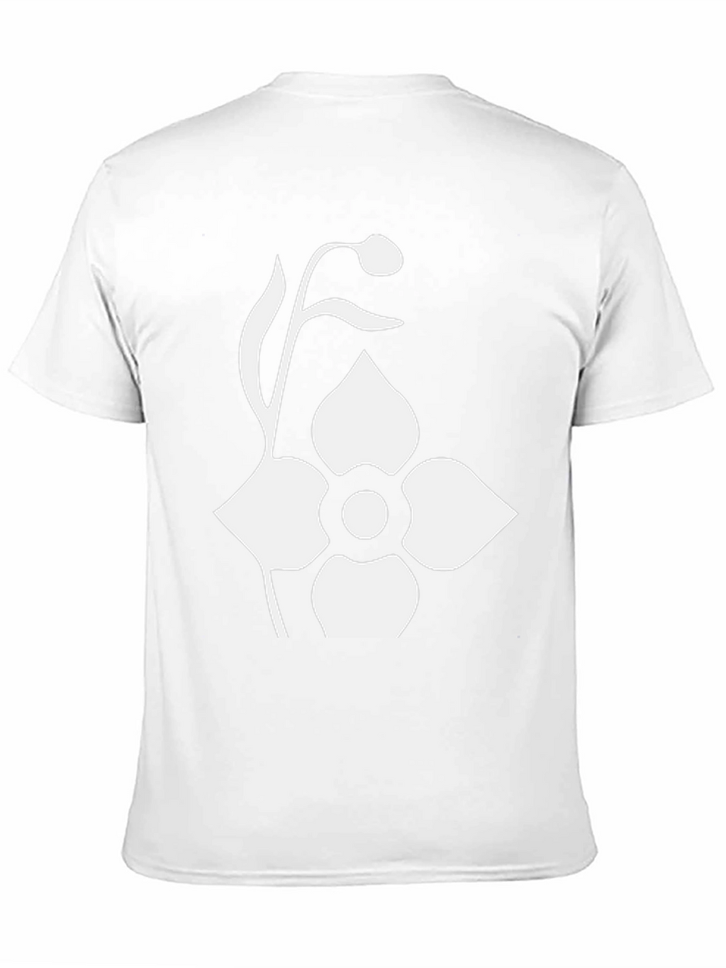 Minimalist Flower Graphic T-Shirt