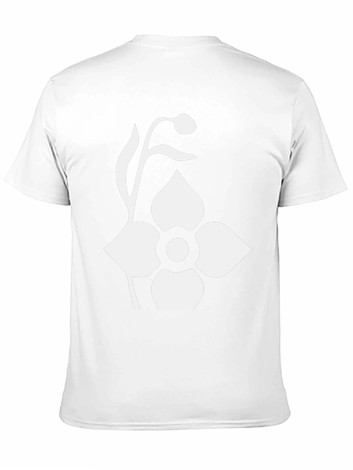 Minimalist Flower Graphic T-Shirt