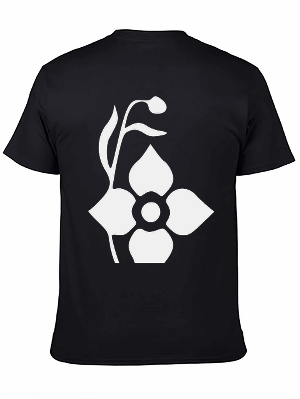 Minimalist Flower Graphic T-Shirt