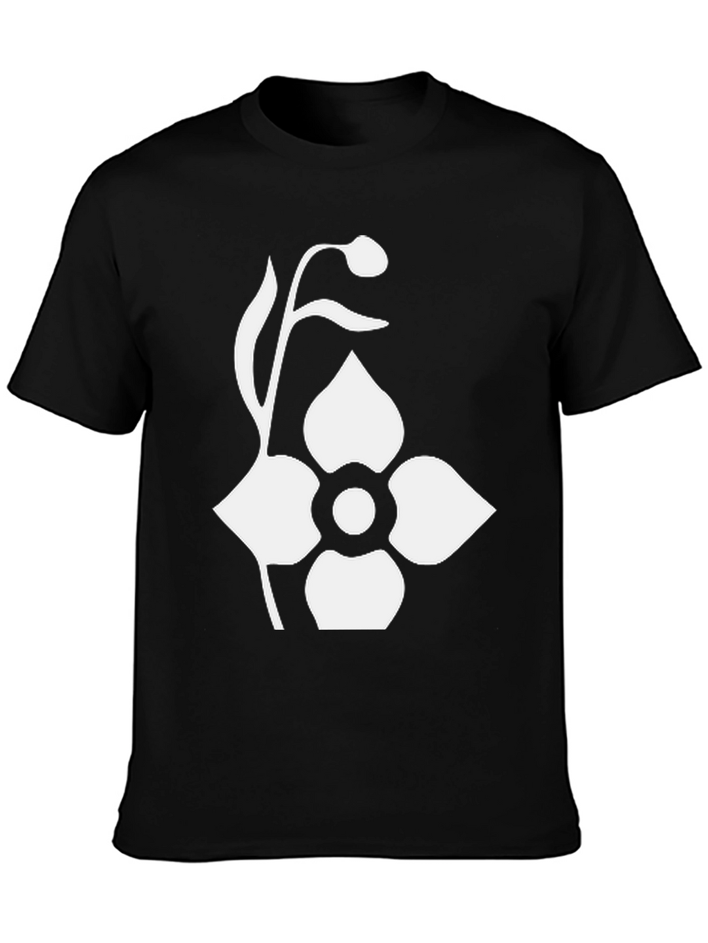 Minimalist Flower Graphic T-Shirt